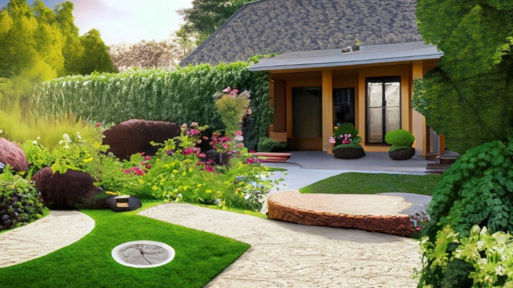 3D Rendering for Garden Project